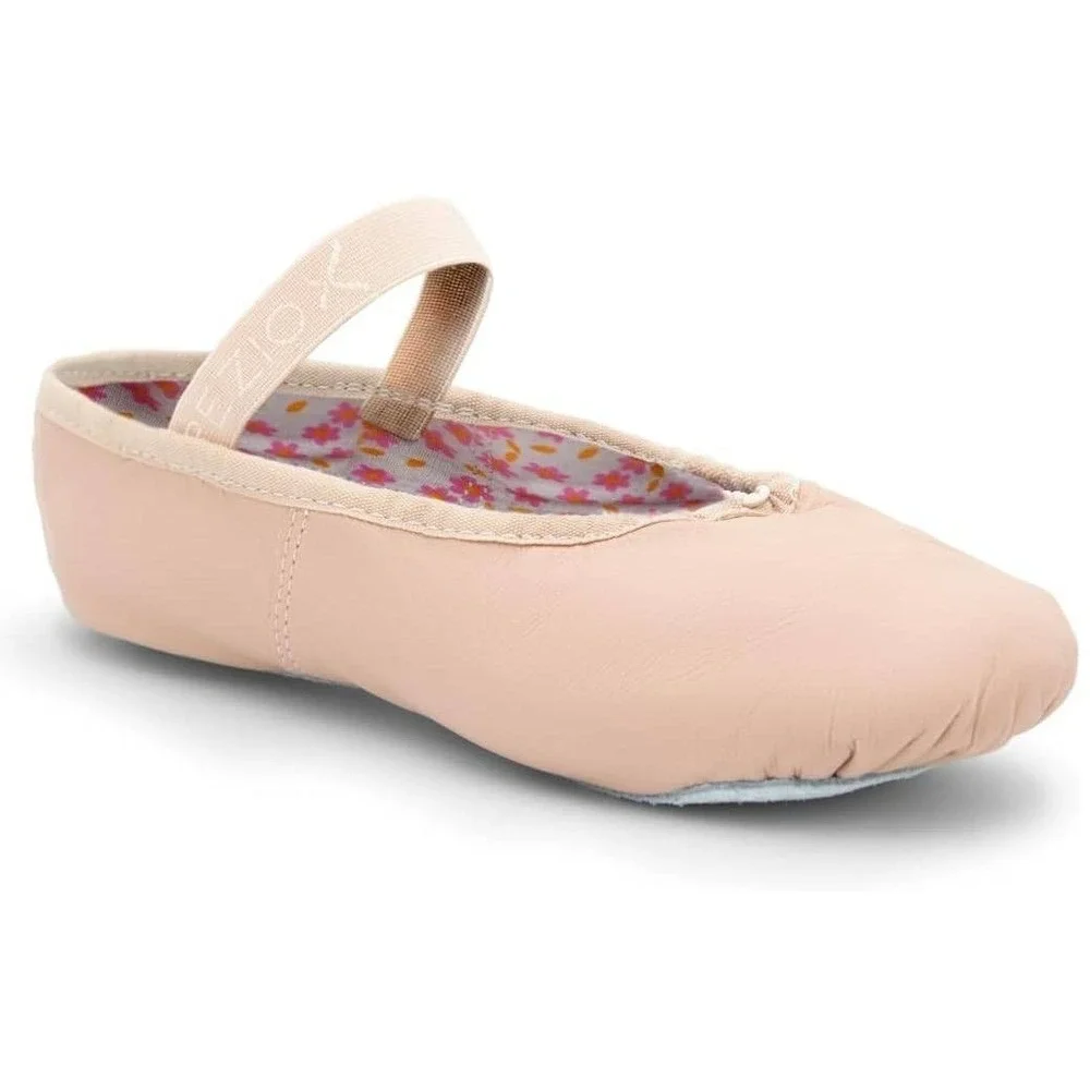 Capezio Daisy 205 Ballet Shoes Girl's Size 12.5W Pink Leather Comfort Dance